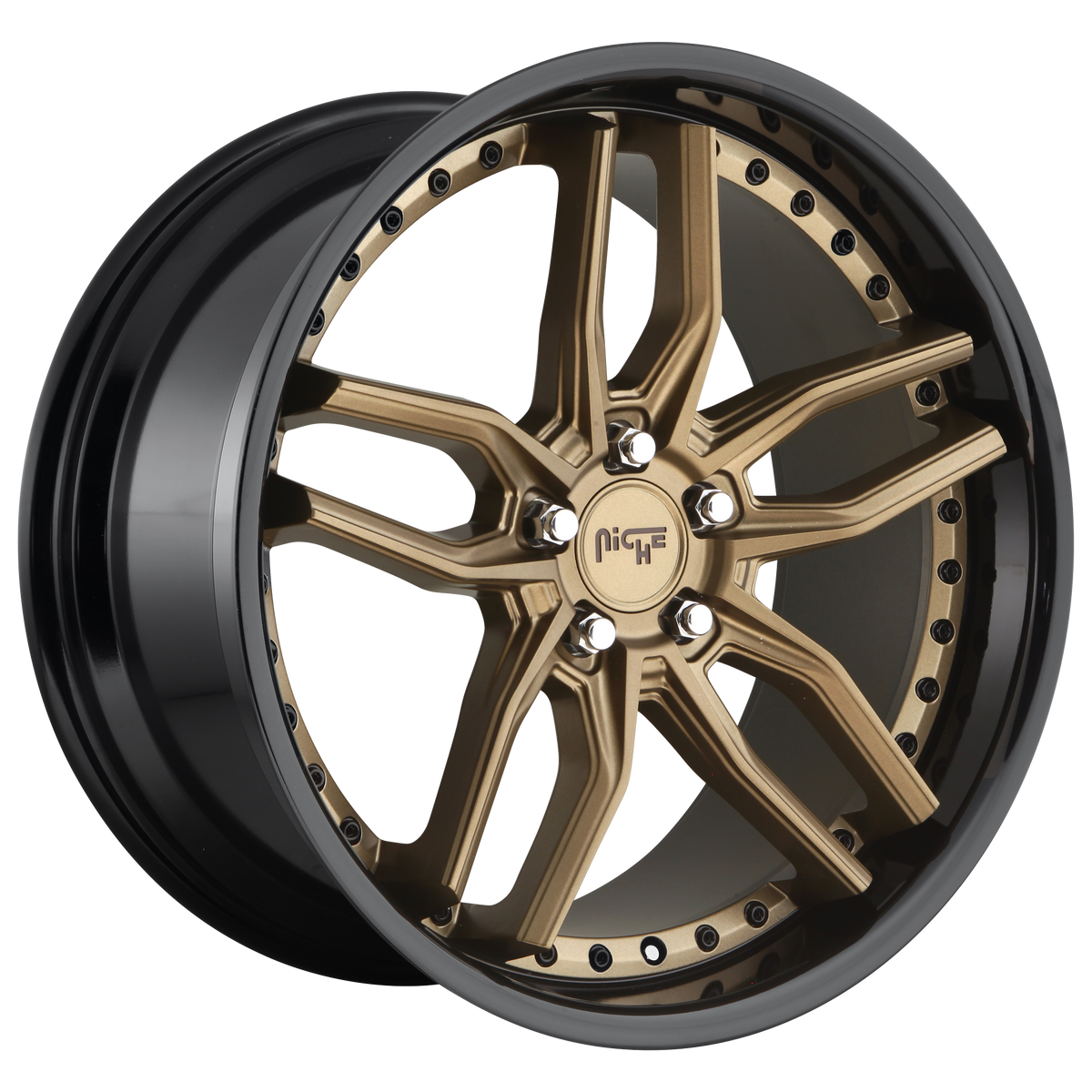 Niche 1PC M195 METHOS – 20X9 – 5X114.3 – 35 mm – MATTE BRONZE BLACK BEAD RING