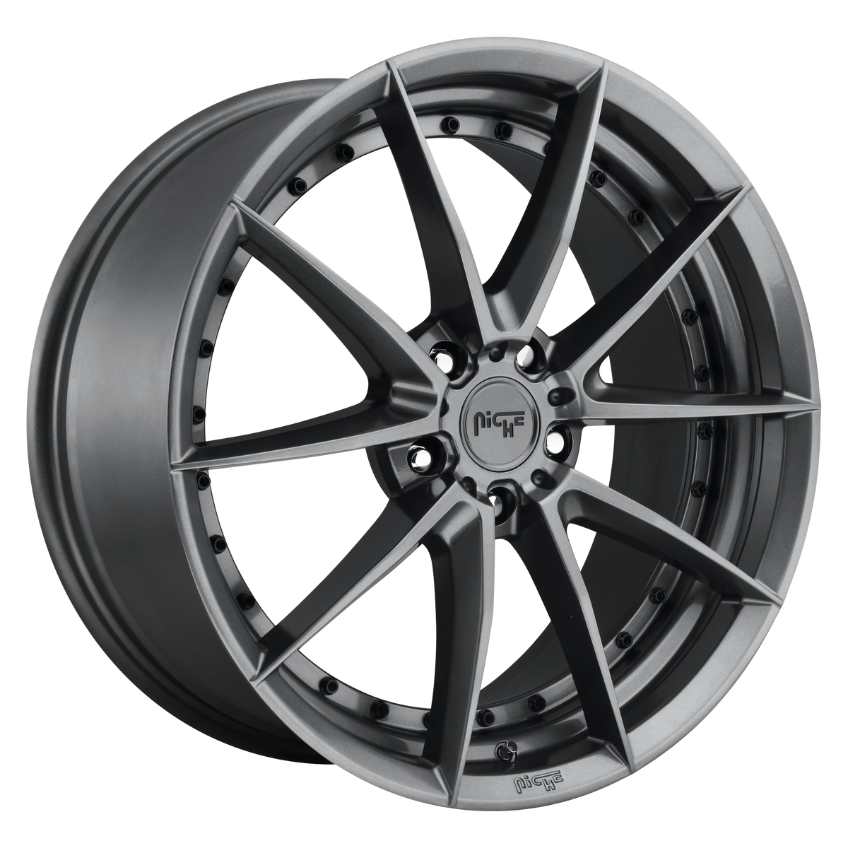 Niche 1PC M197 SECTOR – 19X8.5 – 5X114.3 – 35 mm – GLOSS ANTHRACITE