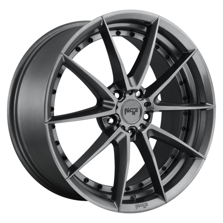 Niche 1PC M197 SECTOR – 19X8.5 – 5X114.3 – 35 mm – GLOSS ANTHRACITE