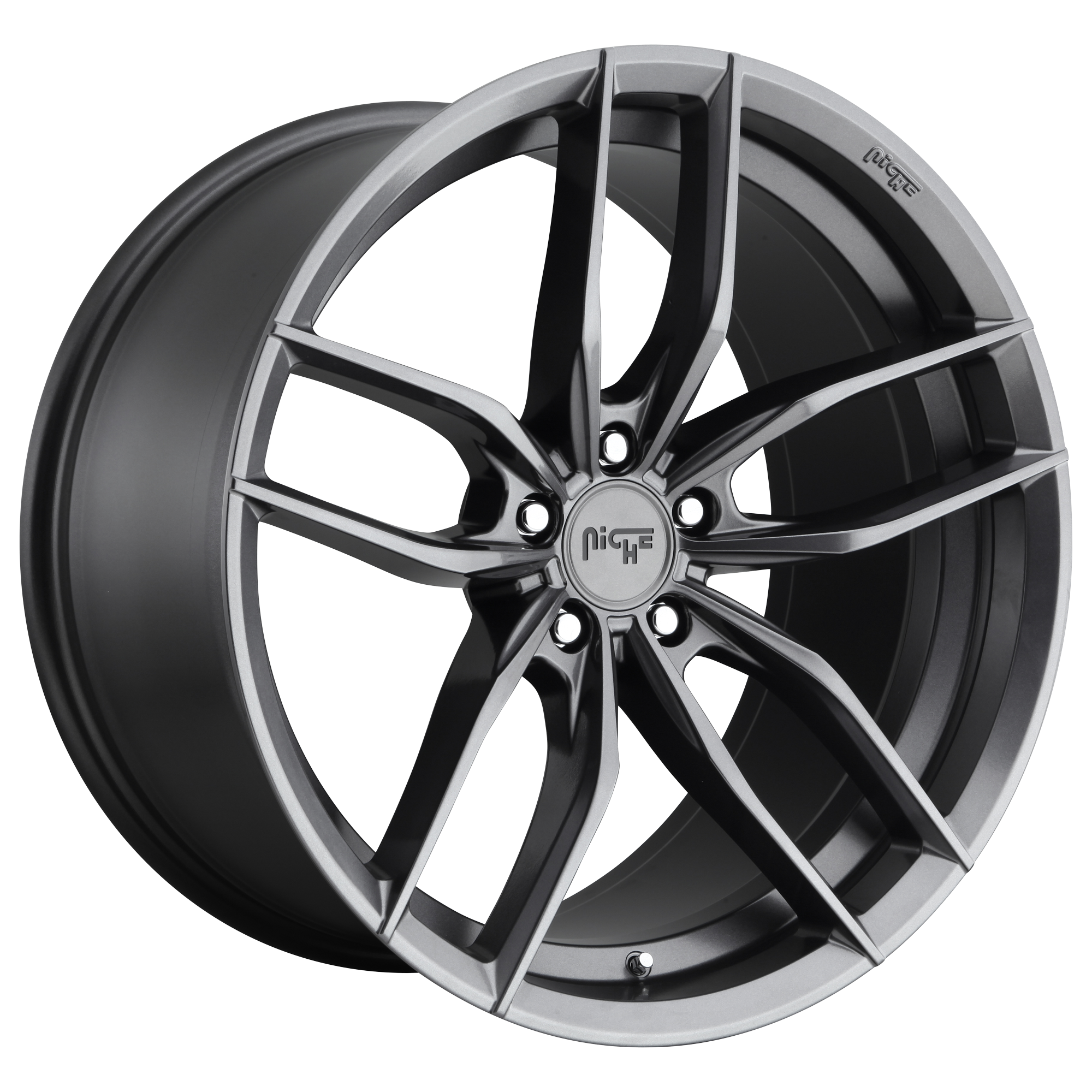Niche 1PC M204 VOSSO – 18X8 – 5X100 – 40 mm – MATTE ANTHRACITE