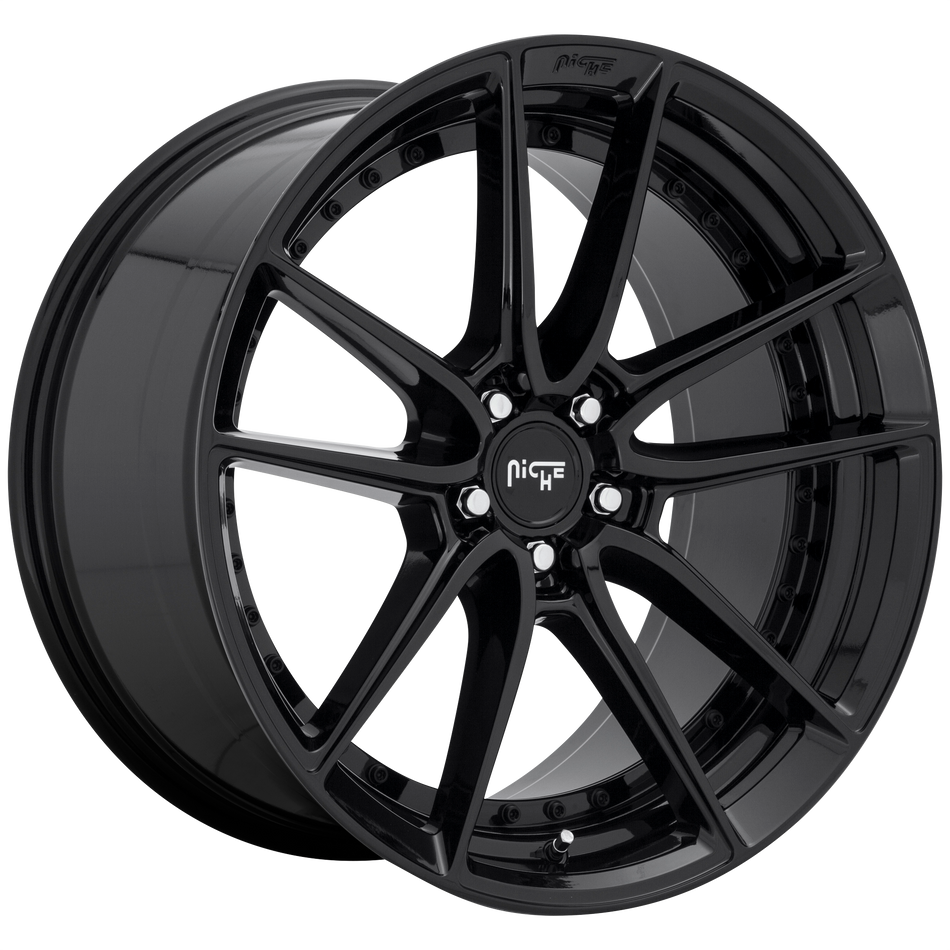 Niche 1PC M223 DFS – 20X10.5 – 5X115 – 20 mm – GLOSS BLACK