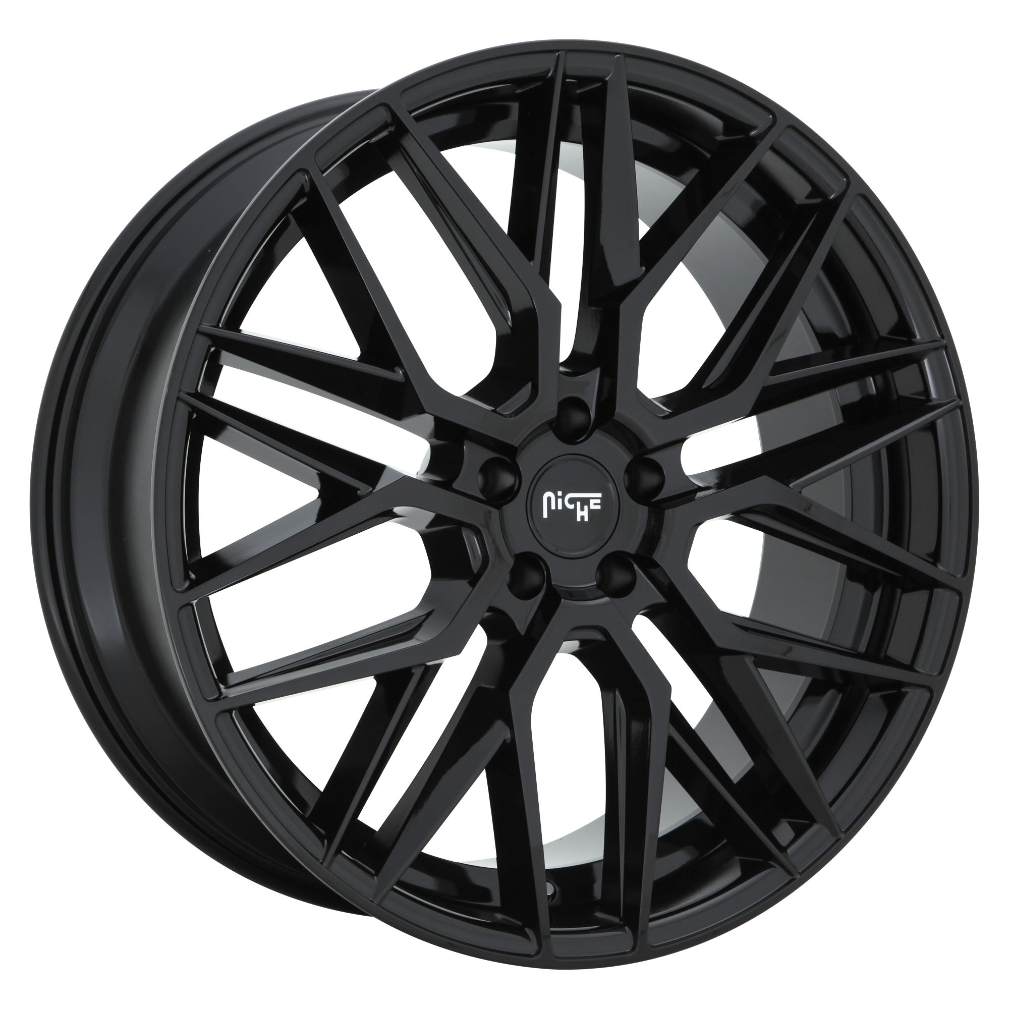 Niche 1PC M224 GAMMA – 20X9 – 5X114.3 – 35 mm – GLOSS BLACK