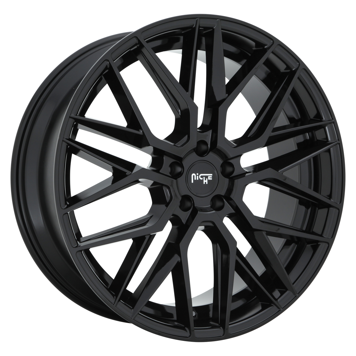 Niche 1PC M224 GAMMA – 22X9 – 5X120 – 38 mm – GLOSS BLACK