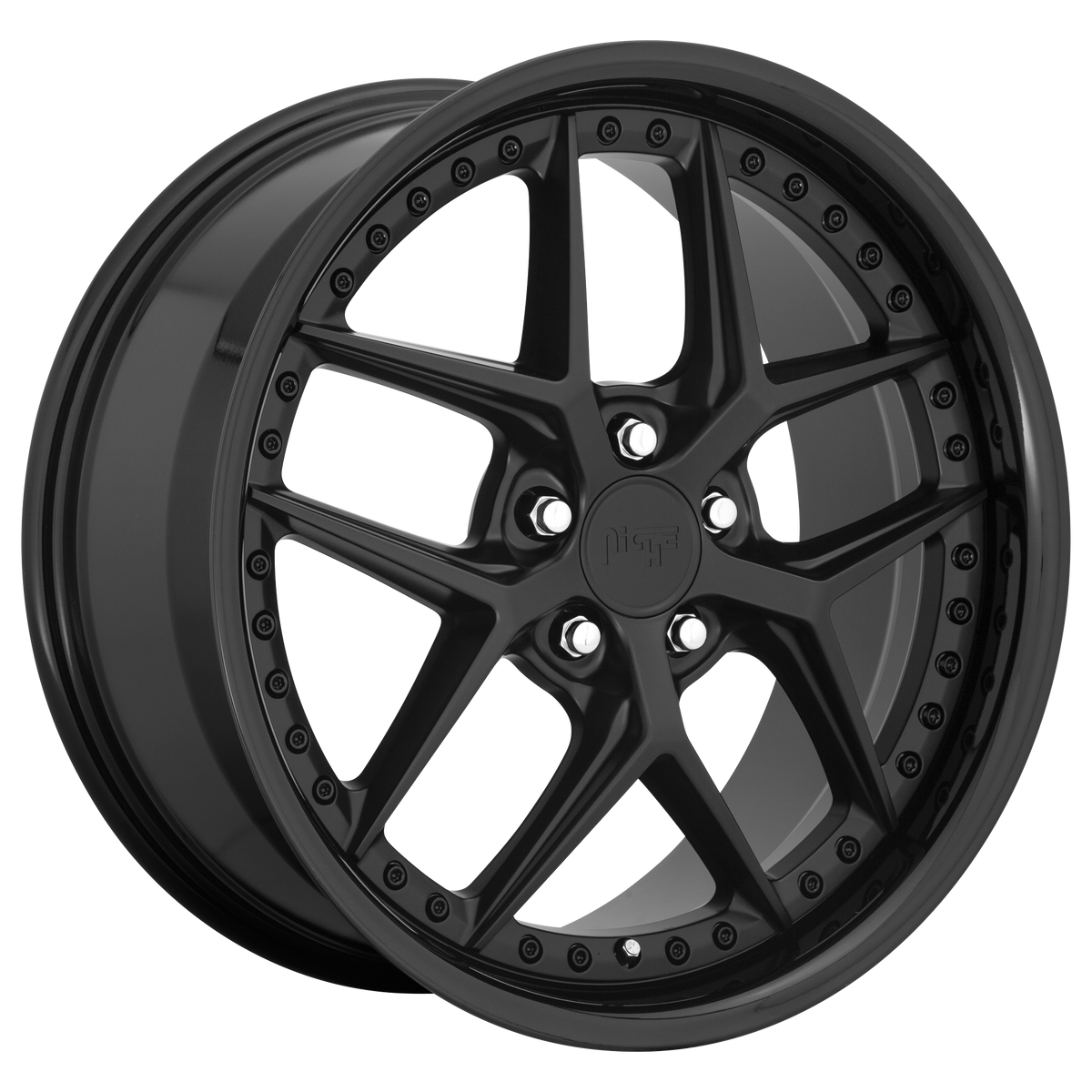 Niche 1PC M226 VICE – 20X10.5 – 5X114.3 – 40 mm – GLOSS BLACK MATTE BLACK