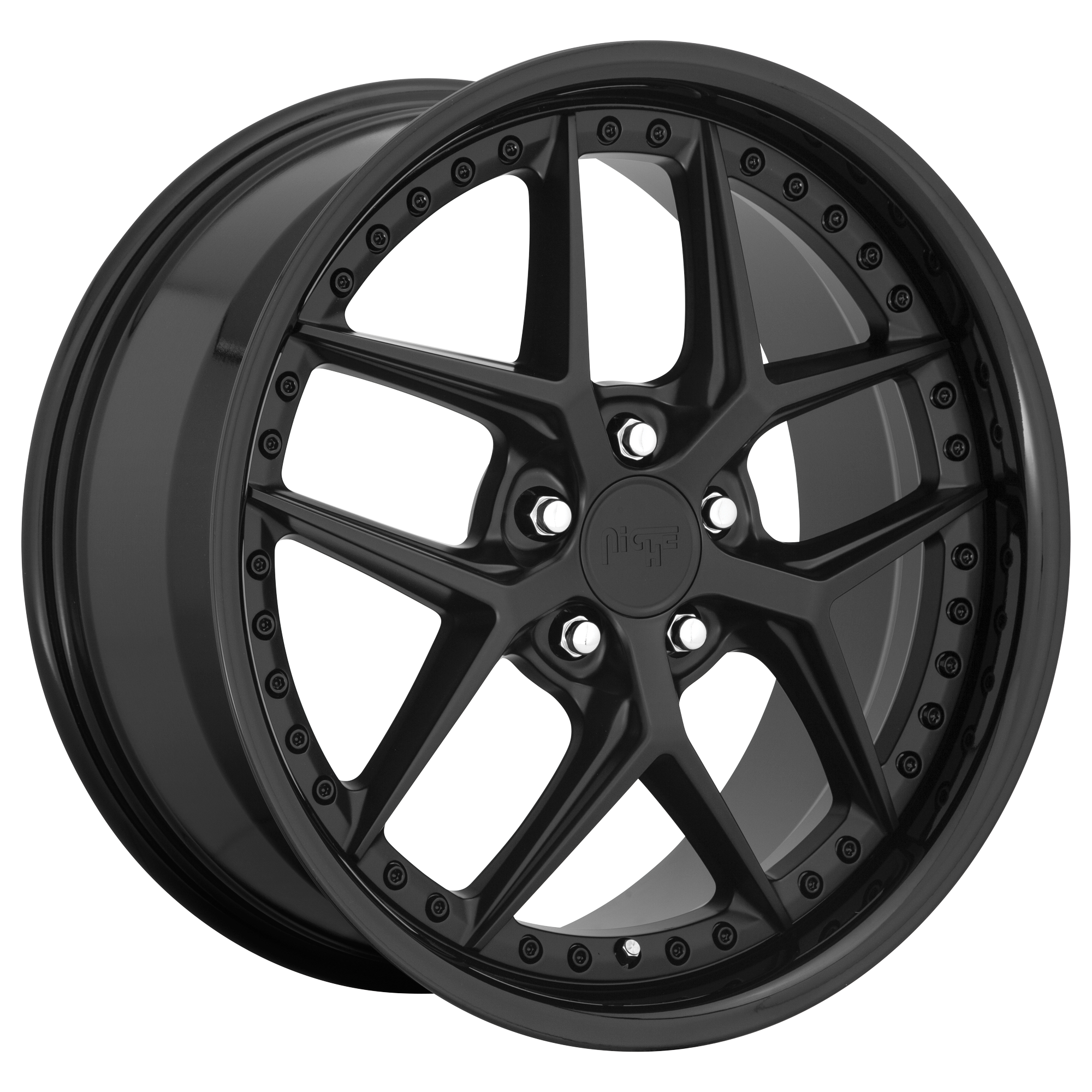 Niche 1PC M226 VICE – 20X10.5 – 5X114.3 – 40 mm – GLOSS BLACK MATTE BLACK