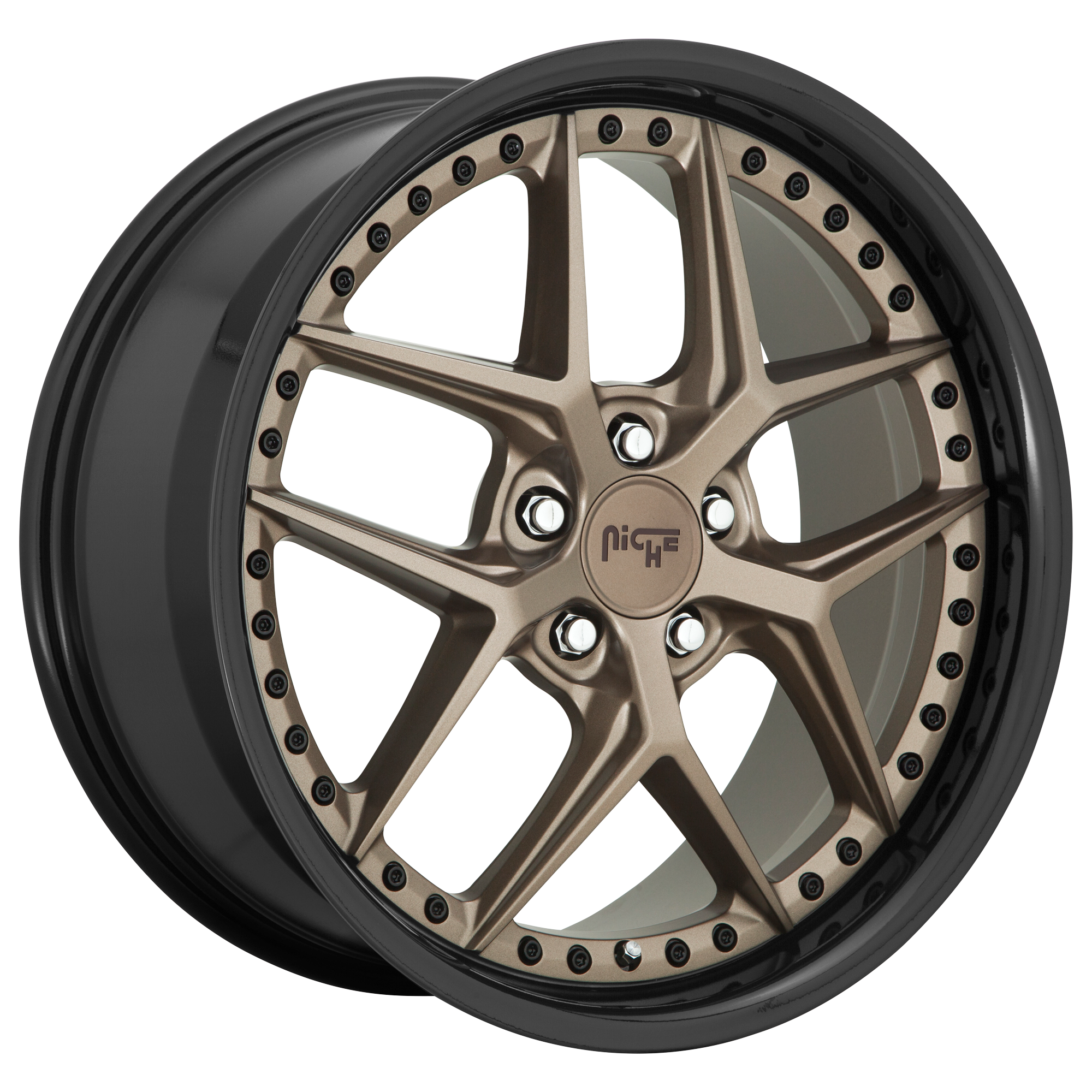 Niche 1PC M227 VICE – 19X8.5 – 5X114.3 – 35 mm – MATTE BRONZE BLACK BEAD RING