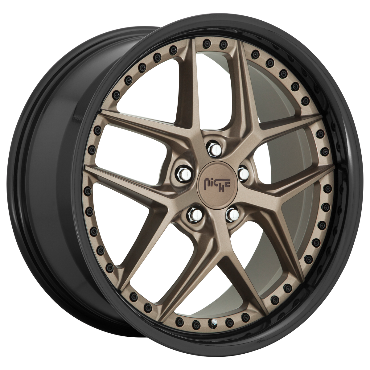 Niche 1PC M227 VICE – 20X9 – 5X120 – 35 mm – MATTE BRONZE BLACK BEAD RING