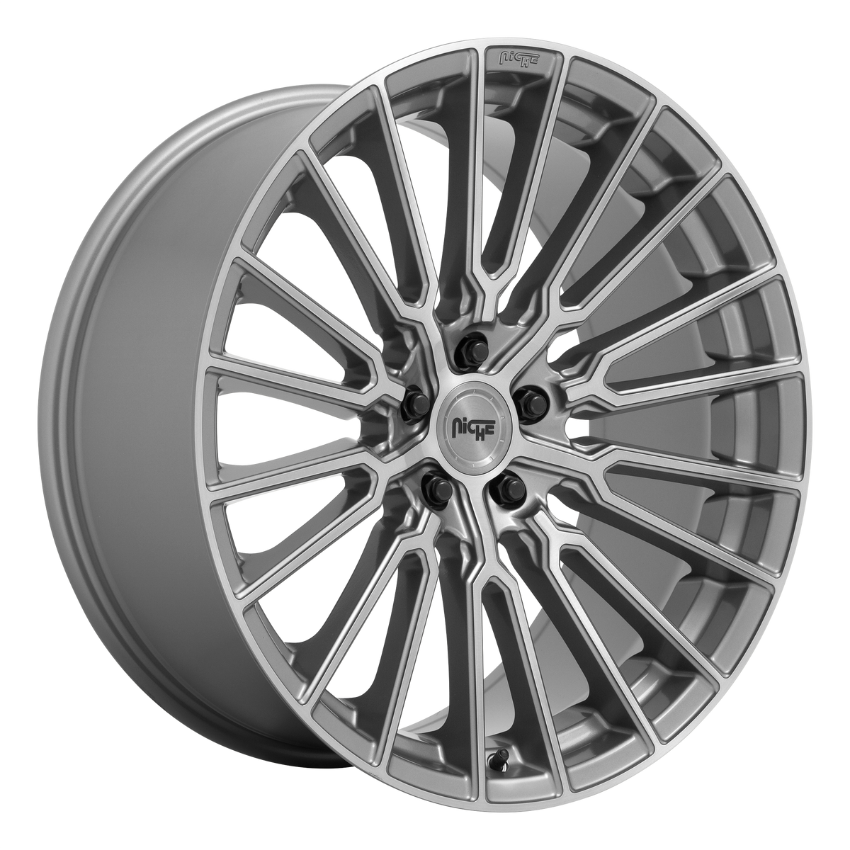 Niche 1PC M251 PREMIO – 20X10.5 – 5X112 – 40 mm – PLATINUM BRUSHED