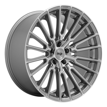 Niche 1PC M251 PREMIO – 20X10.5 – 5X112 – 40 mm – PLATINUM BRUSHED