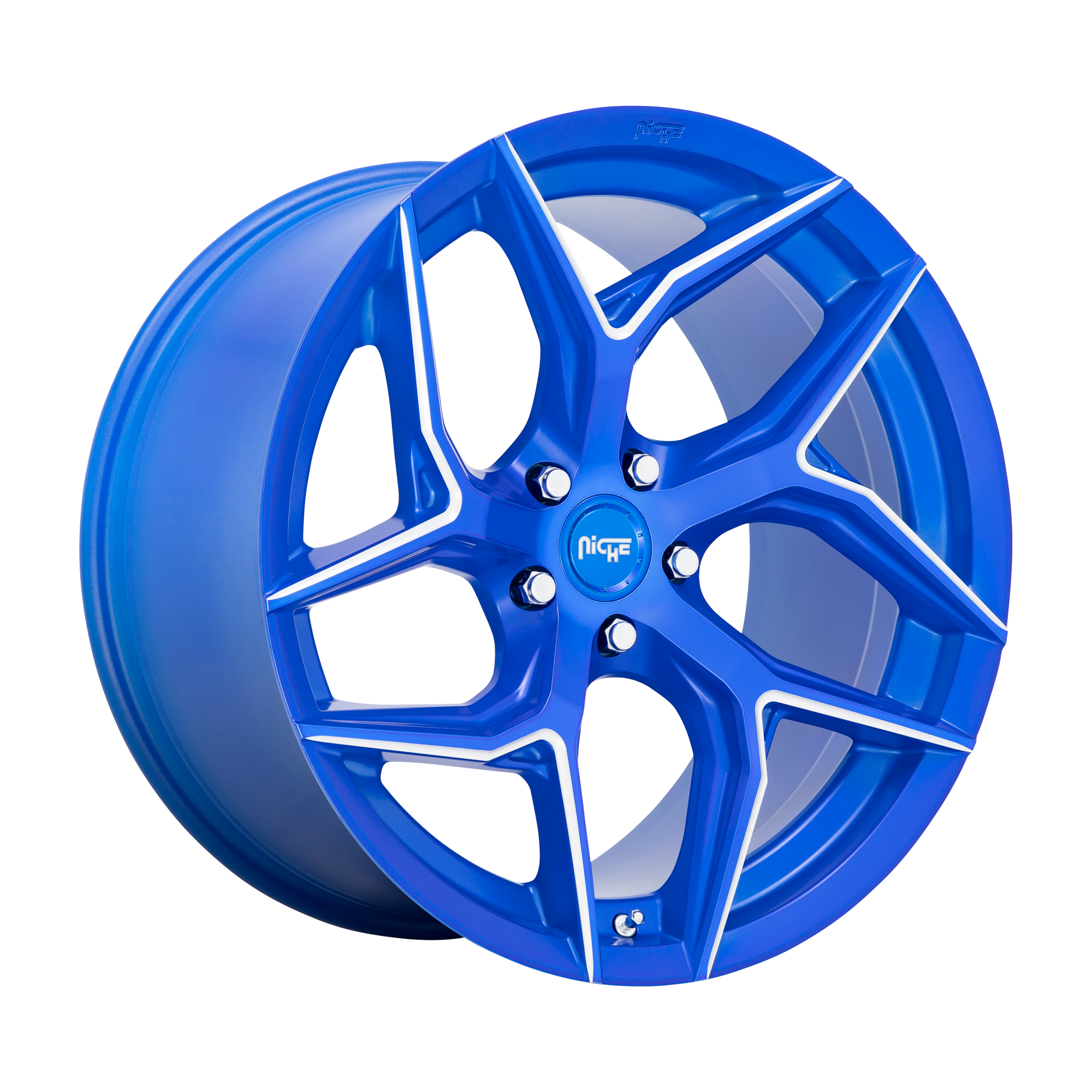Niche 1PC M268 TORSION – 20X9 – 5X112 – 27 mm – ANODIZED BLUE MILLED