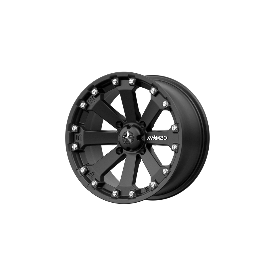 MSA Offroad Wheels M20 KORE UTV – 14X7 – 4X110 – 0 mm – MATTE BLACK