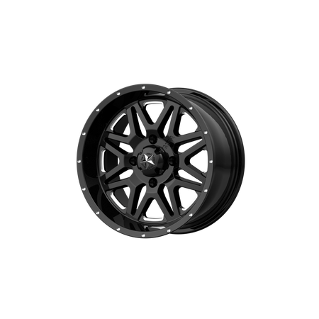 MSA Offroad Wheels M26 VIBE UTV – 14X7 – 4X156 – 0 mm – GLOSS BLACK MILLED