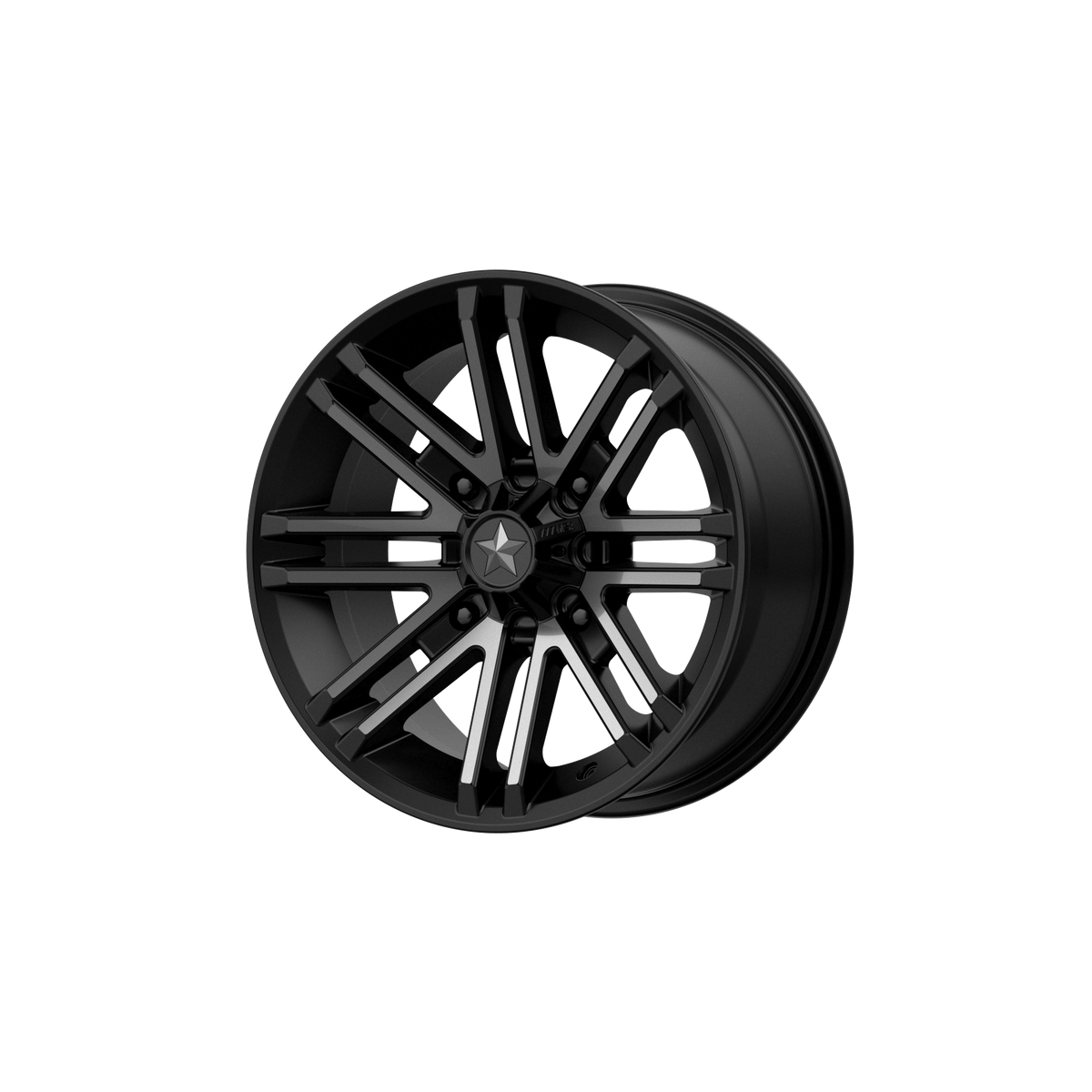 MSA Offroad Wheels M40 ROGUE UTV – 14X7 – 4X137 – 10 mm – SATIN BLACK W/ TITANIUM TINT