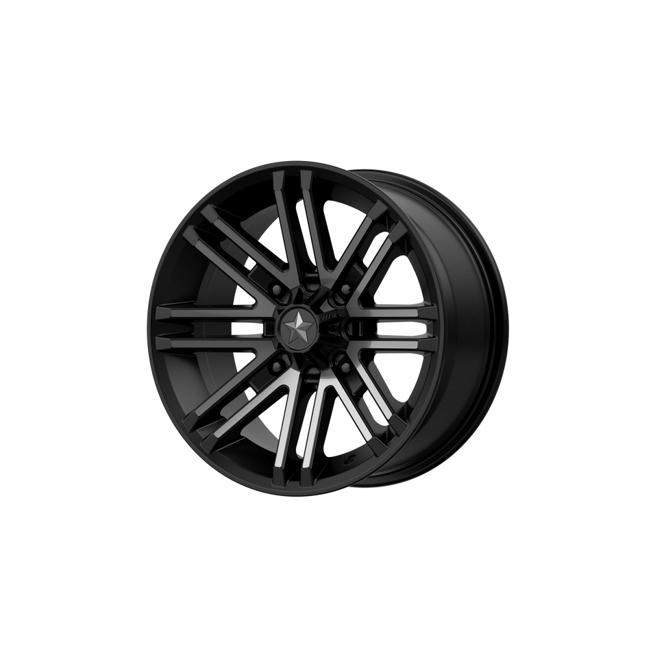 MSA Offroad Wheels M40 ROGUE UTV – 14X7 – 4X110 – 10 mm – SATIN BLACK W/ TITANIUM TINT
