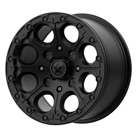 MSA Offroad Wheels M44 CANNON UTV BEADLOCK – 15X7 – 4X137 – 25 mm – SATIN BLACK