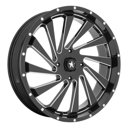 MSA Offroad Wheels M46 BLADE UTV – 18X7 – 4X156 – 0 mm – GLOSS BLACK MILLED