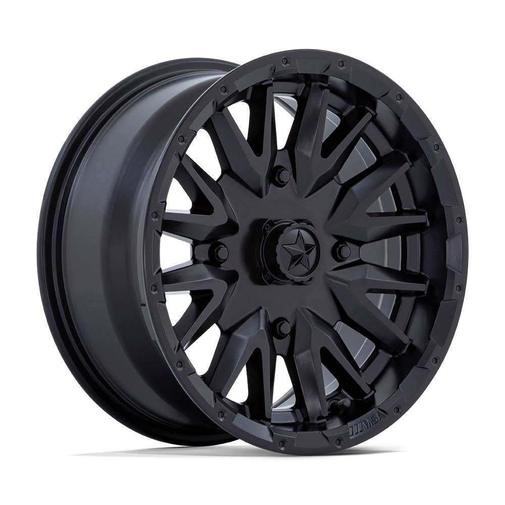 MSA Offroad Wheels M49 CREED UTV – 15X7 – 4X156 – 10 mm – MATTE BLACK