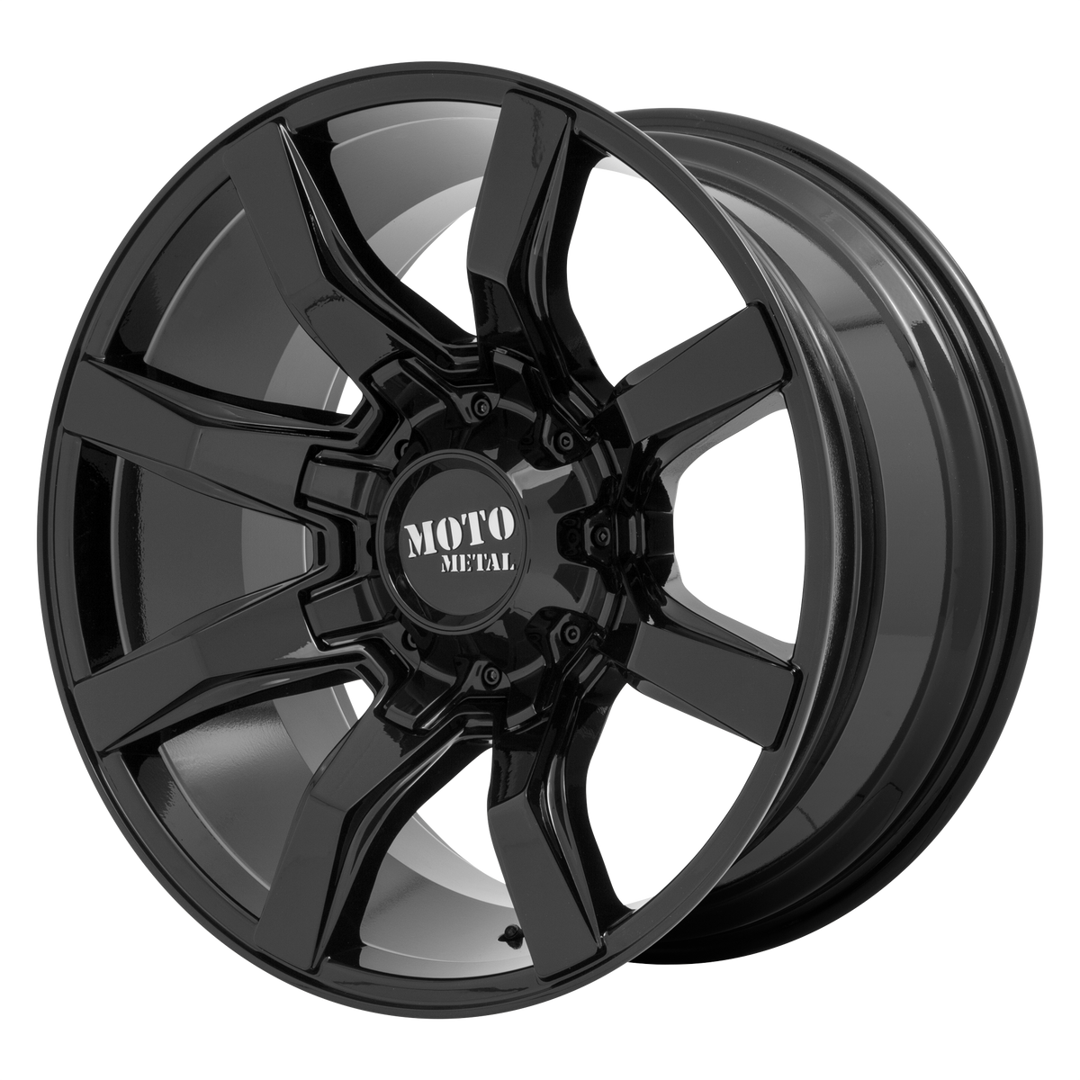 Moto Metal MO804 SPIDER – 20X10 – 6X135/6X139.7 – -18 mm – GLOSS BLACK