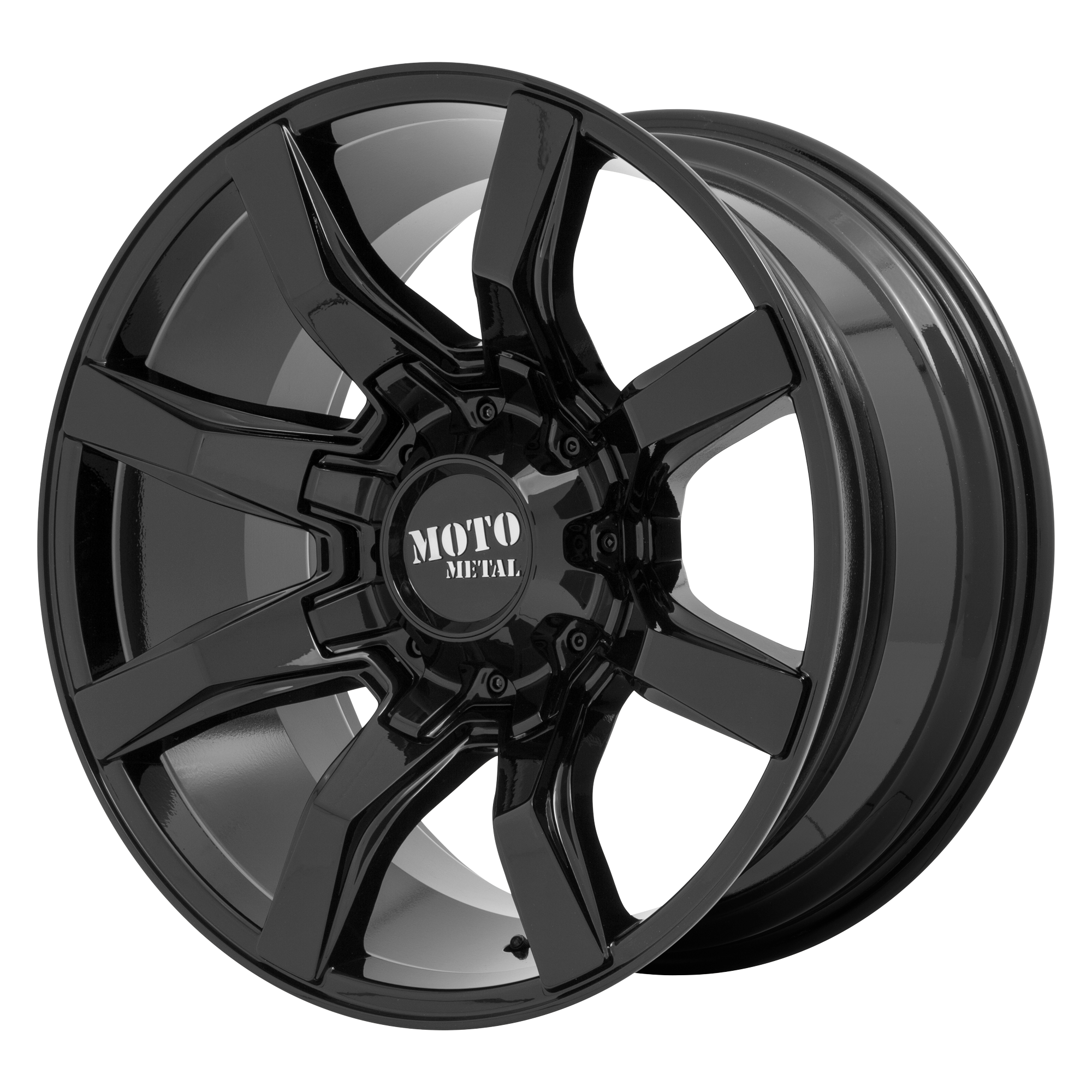Moto Metal MO804 SPIDER – 20X10 – 6X135/6X139.7 – -18 mm – GLOSS BLACK