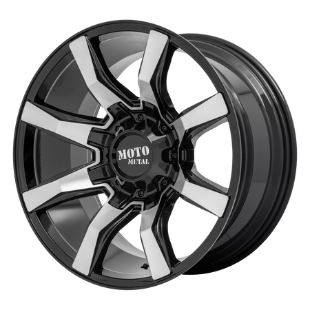 Moto Metal MO804 SPIDER – 22X12 – 8X170 – -44 mm – GLOSS BLACK MACHINED