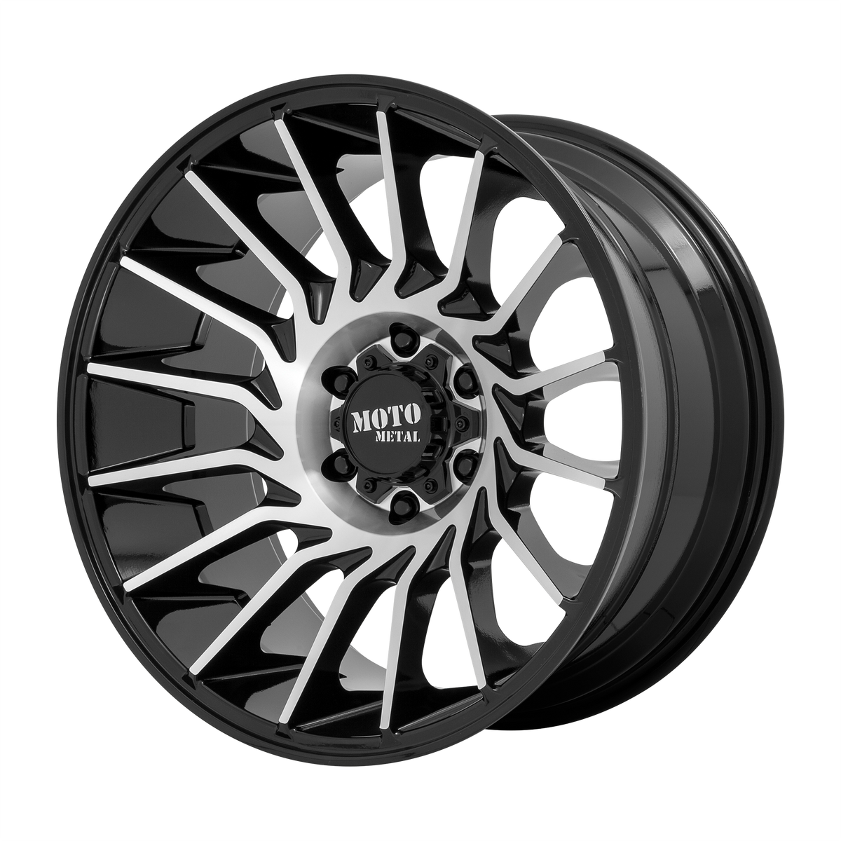 Moto Metal MO807 – 22X12 – 5X127 – -44 mm – GLOSS BLACK MACHINED