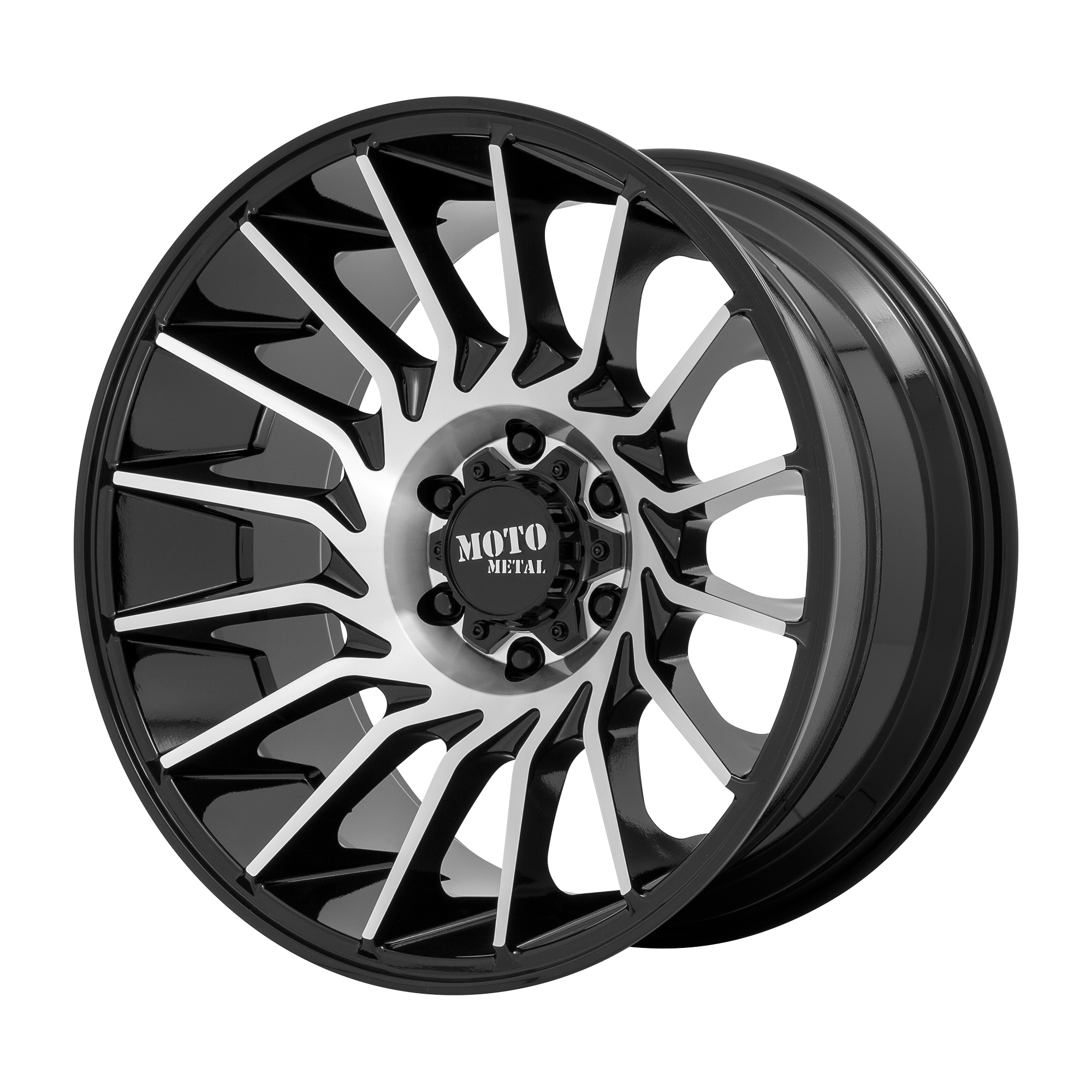 Moto Metal MO807 – 22X12 – 5X127 – -44 mm – GLOSS BLACK MACHINED