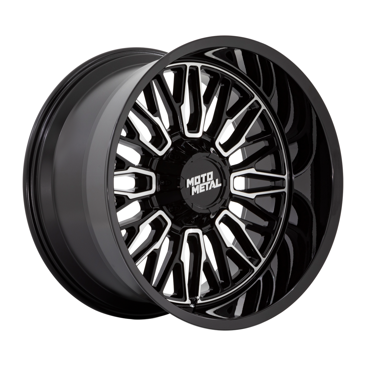 Moto Metal MO809 STINGER – 20X9 – 8X180 – 18 mm – GLOSS BLACK MACHINED