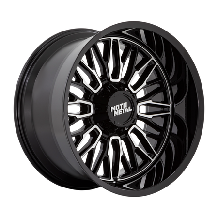 Moto Metal MO809 STINGER – 20X9 – 8X180 – 18 mm – GLOSS BLACK MACHINED