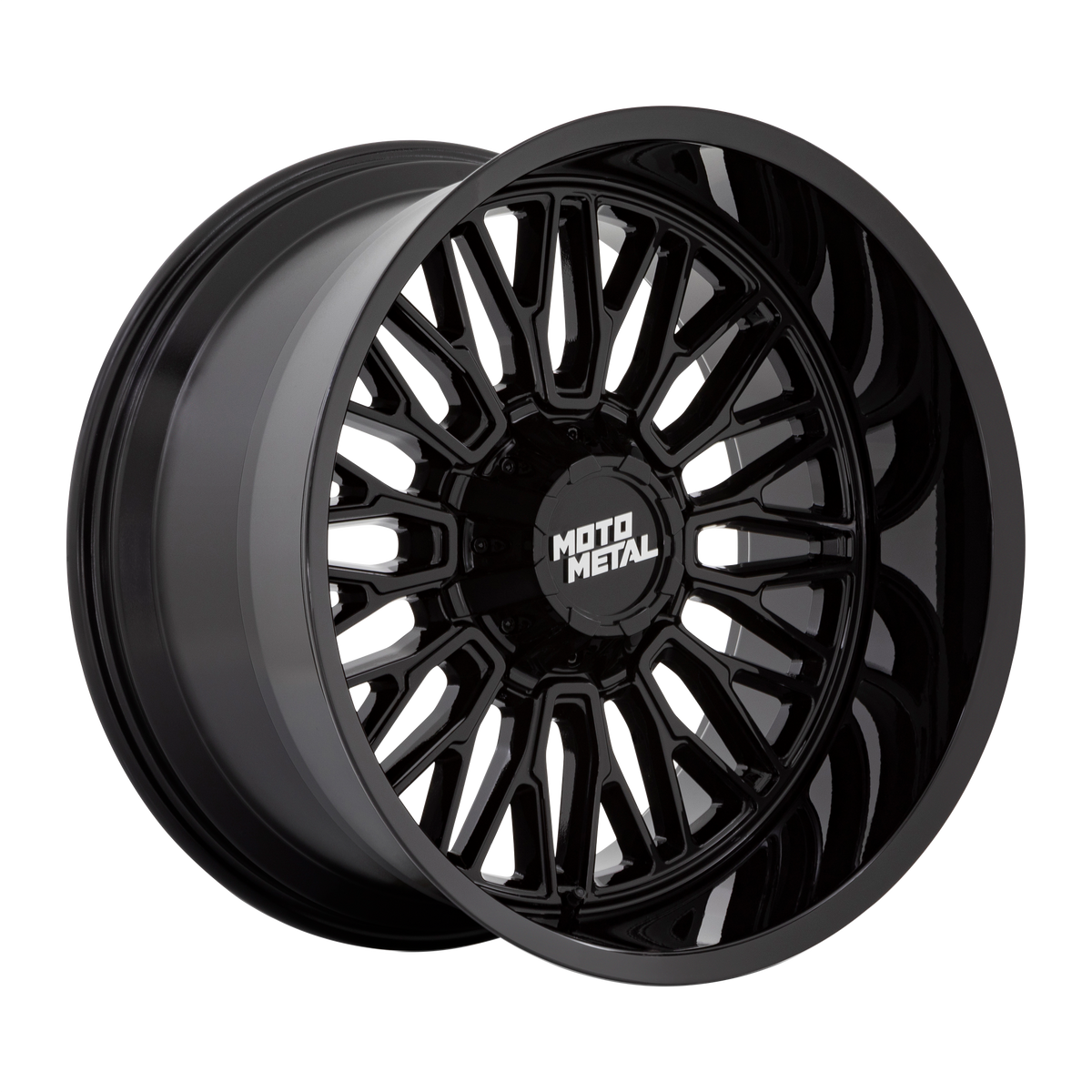 Moto Metal MO809 STINGER – 20X9 – BLANK – 18 mm – GLOSS BLACK