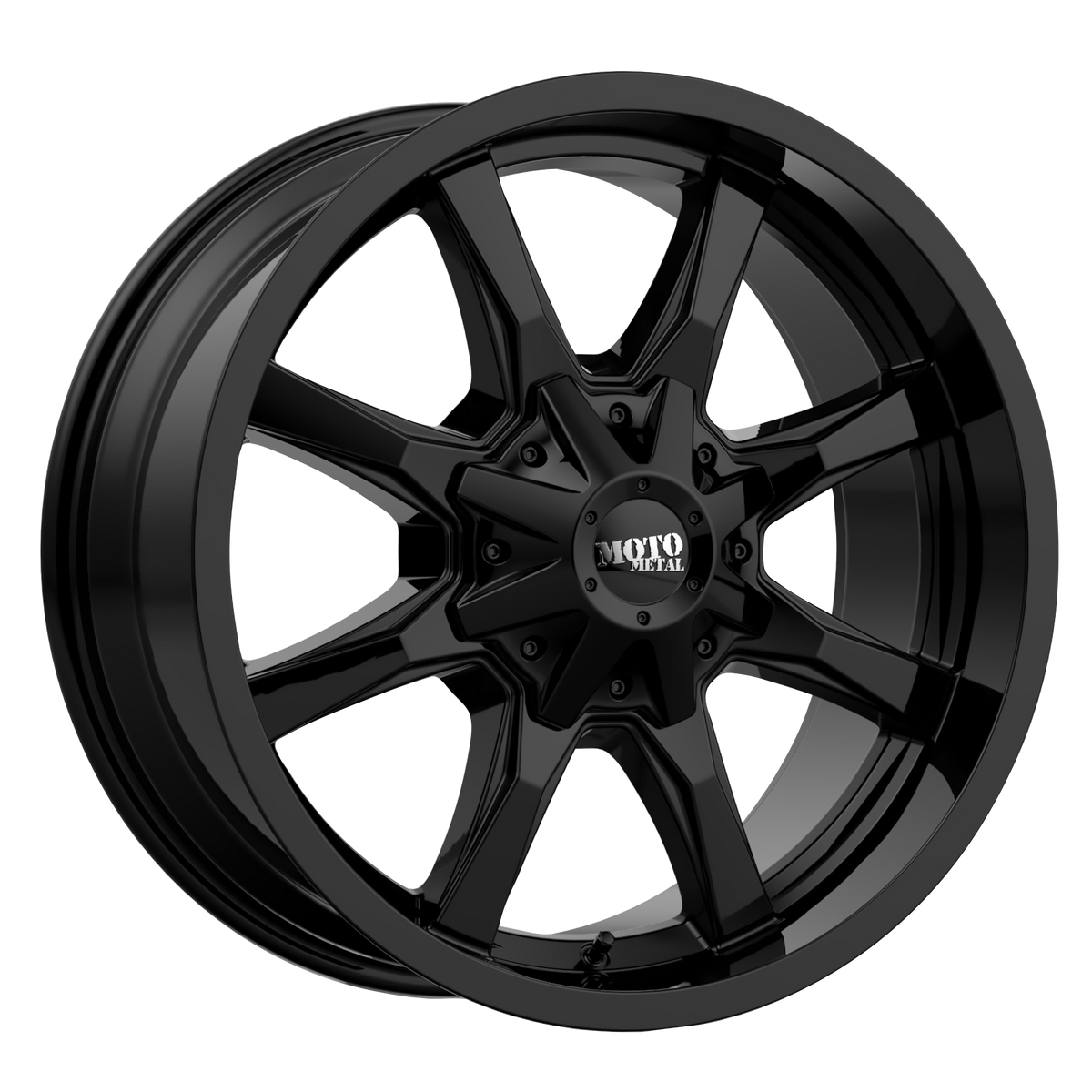 Moto Metal MO970 – 20X9 – 6X135/6X139.7 – 18 mm – FULL GLOSS BLACK