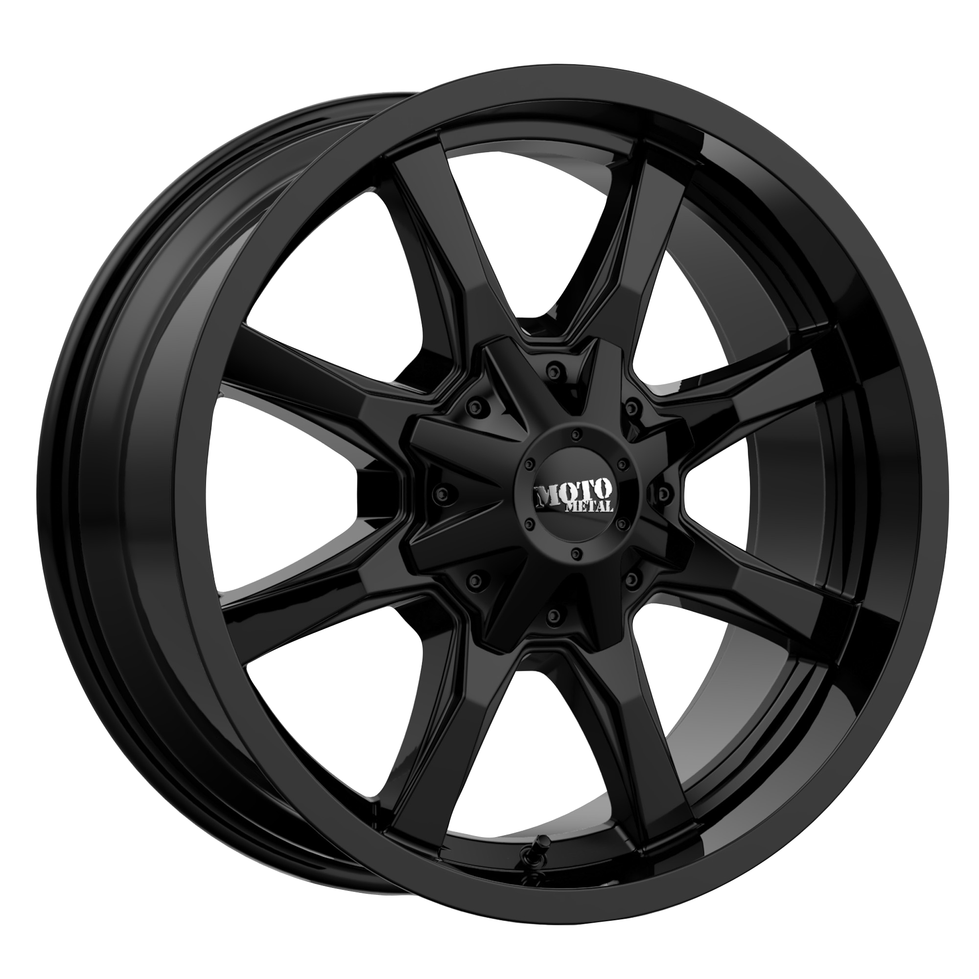 Moto Metal MO970 – 20X9 – 6X135/6X139.7 – 18 mm – FULL GLOSS BLACK