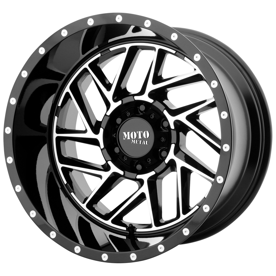 Moto Metal MO985 BREAKOUT – 16X8 – 5X127 – -6 mm – GLOSS BLACK MACHINED