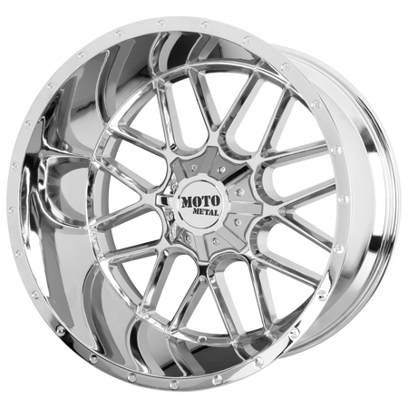 Moto Metal MO986 SIEGE – 20X12 – 8X165.1 – -44 mm – CHROME