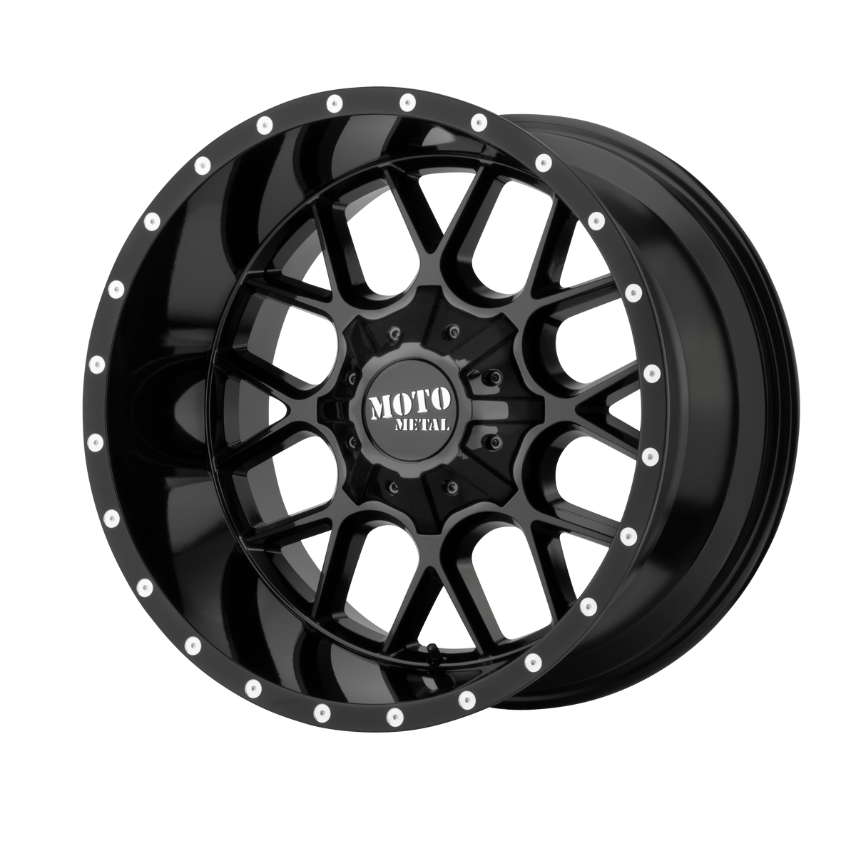 Moto Metal MO986 SIEGE – 20X9 – 6X135/6X139.7 – 18 mm – GLOSS BLACK
