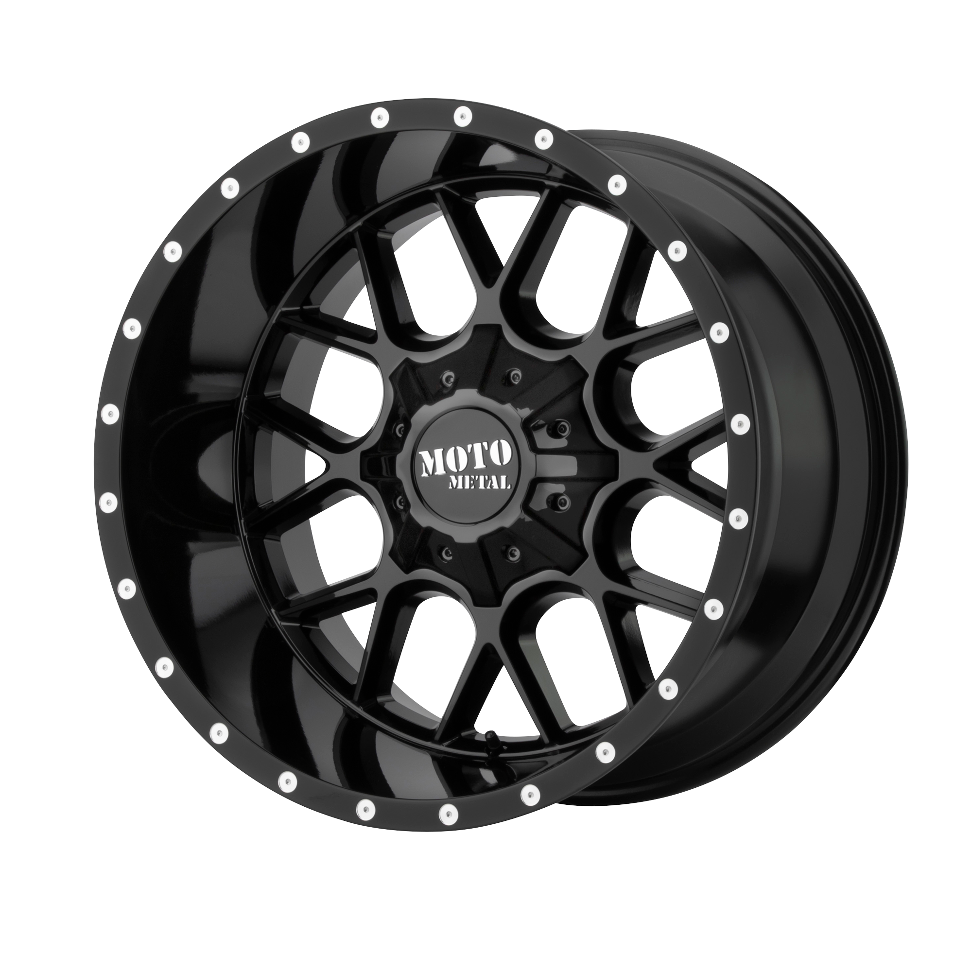 Moto Metal MO986 SIEGE – 20X9 – 6X135/6X139.7 – 18 mm – GLOSS BLACK