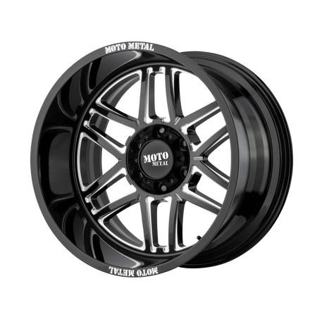 Moto Metal MO992 FOLSOM – 20X9 – 6X139.7 – 18 mm – GLOSS BLACK MILLED