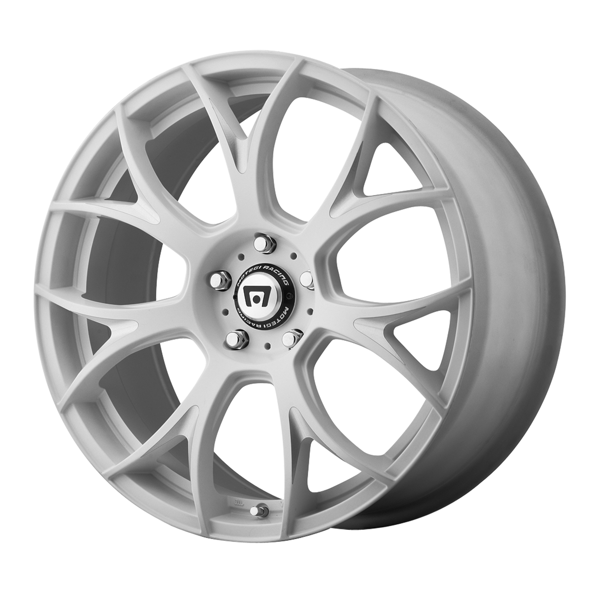 Motegi MR126 – 20X10 – BLANK – 32 mm – MATTE WHITE W/ MILLED ACCENTS