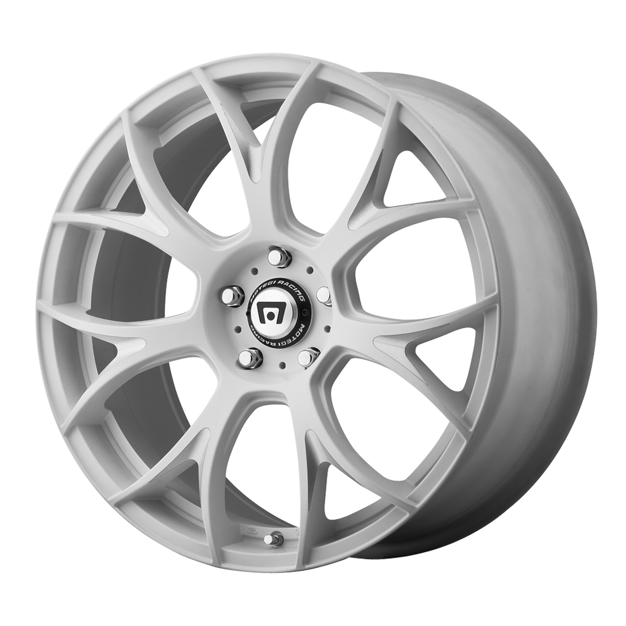 Motegi MR126 – 20X10 – BLANK – 32 mm – MATTE WHITE W/ MILLED ACCENTS