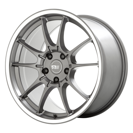 Motegi MR152 SS5 – 19X8.5 – 5X100 – 30 mm – GUNMETAL W/ MACHINED LIP