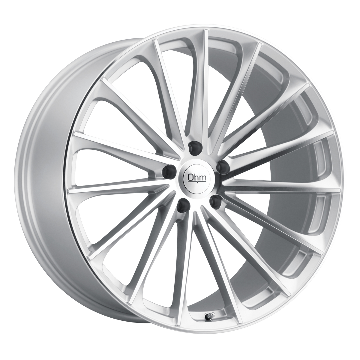 OHM PROTON – 17X6.5 – 5X105 – 45 mm – SILVER W/ MIRROR FACE