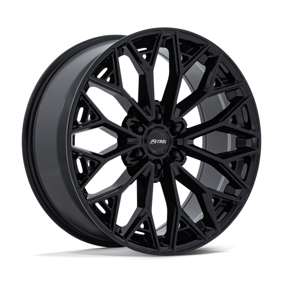 Petrol PE006 P5E – 20X9.5 – 6X139.7 – 25 mm – GLOSS BLACK