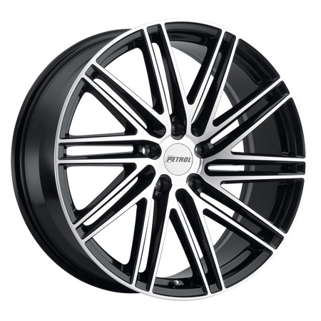 Petrol P1C – 18X8 – 5X105 – 40 mm – GLOSS BLACK W/ MACH CUT FACE