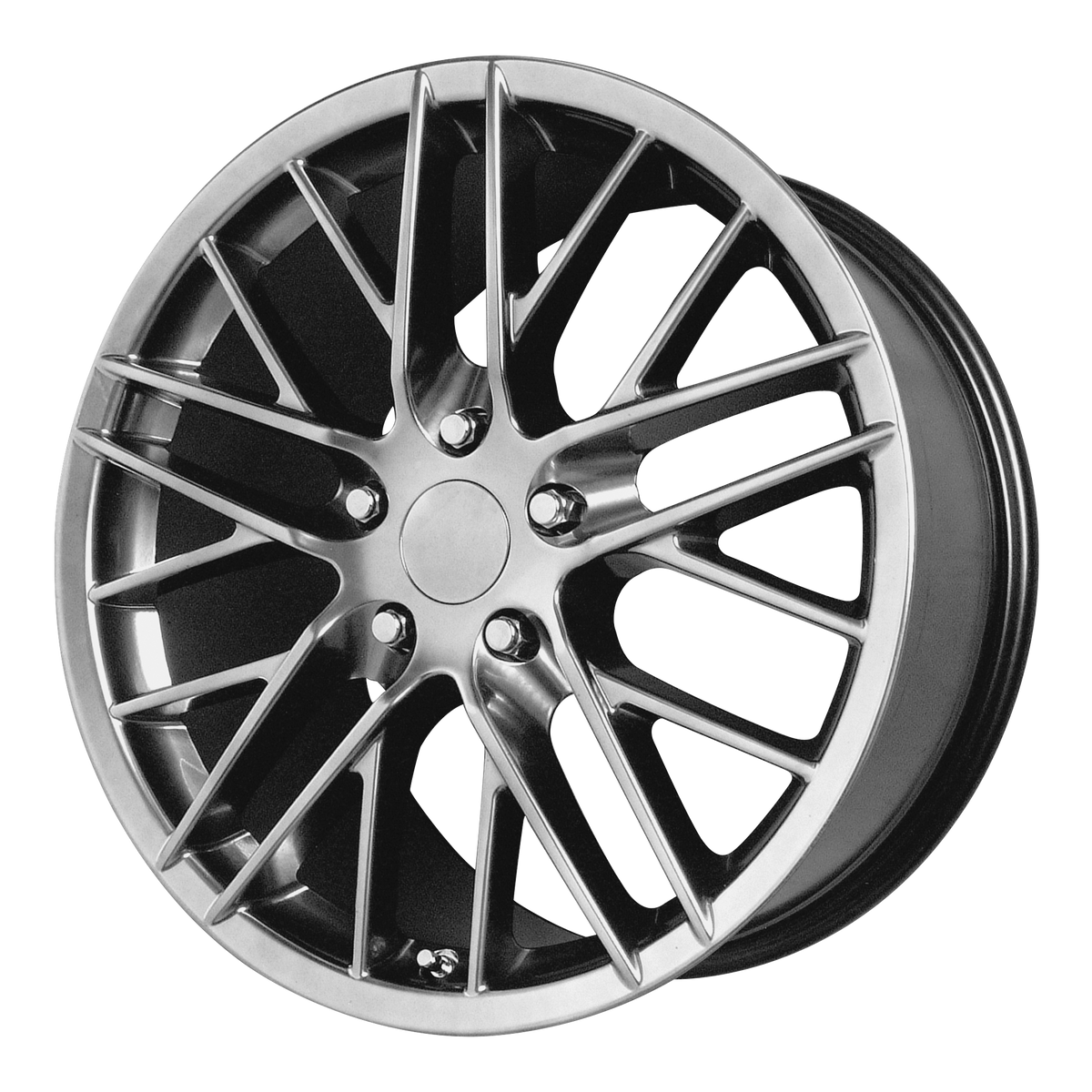 Performance Replicas PR121 – 18X9.5 – 5X120.65 – 56 mm – HYPER SILVER DARK