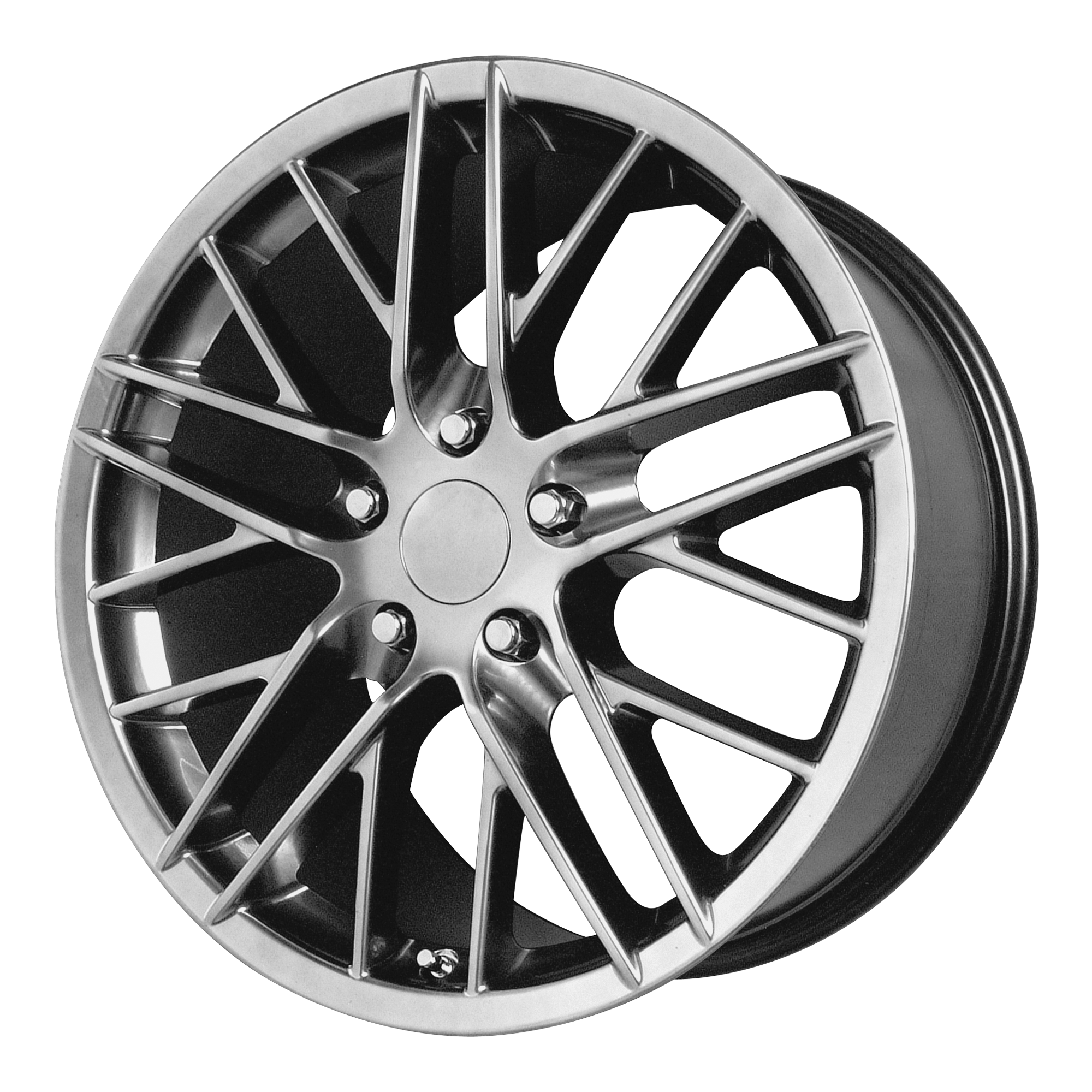 Performance Replicas PR121 – 18X9.5 – 5X120.65 – 56 mm – HYPER SILVER DARK