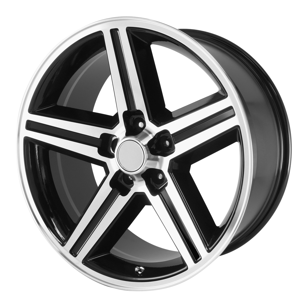 Performance Replicas PR148 – 20X8 – 5X120.65 – 0 mm – GLOSS BLACK MACHINED