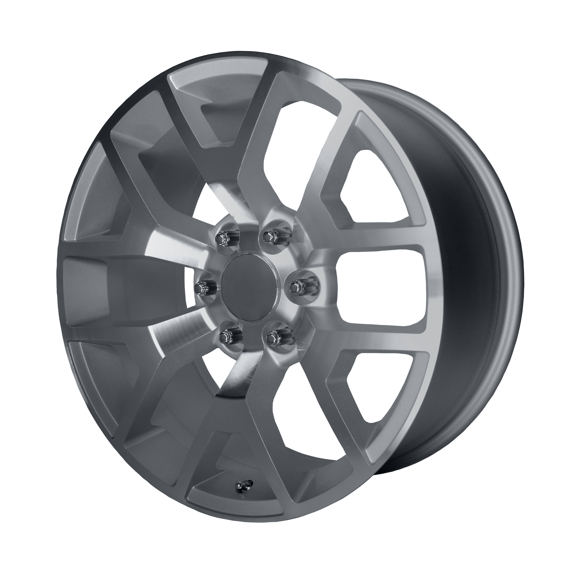 Performance Replicas PR169 – 22X9 – 6X139.7 – 28 mm – SILVER W/ MACHINED SPOKES