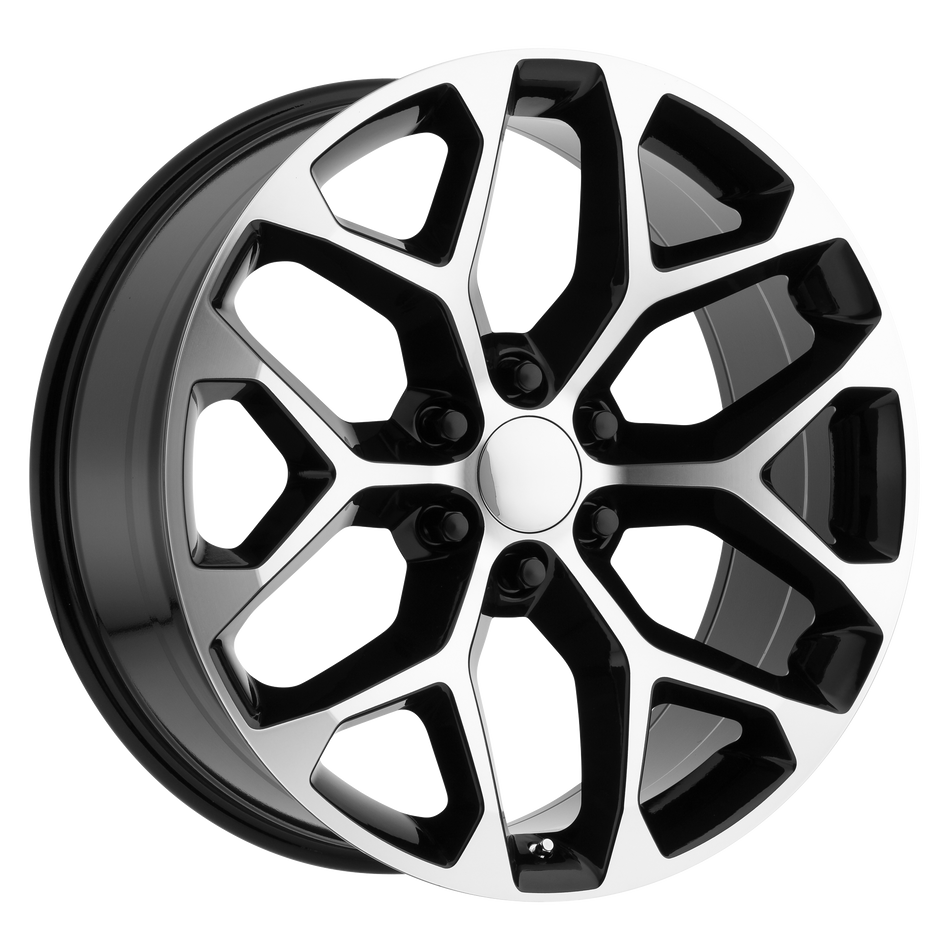 Performance Replicas PR176 – 20X9 – 6X139.7 – 24 mm – GLOSS BLACK MACHINED