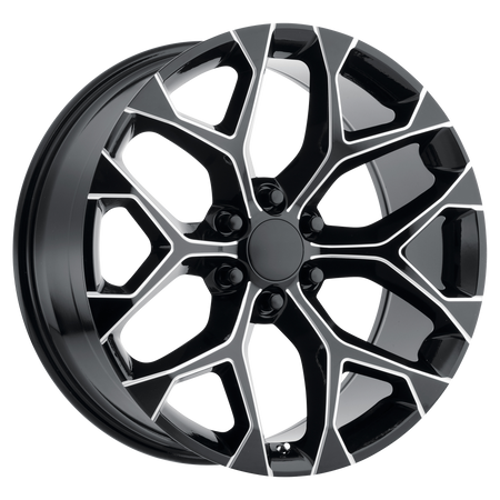 Performance Replicas PR176 – 22X9 – 6X139.7 – 24 mm – GLOSS BLACK MILLED