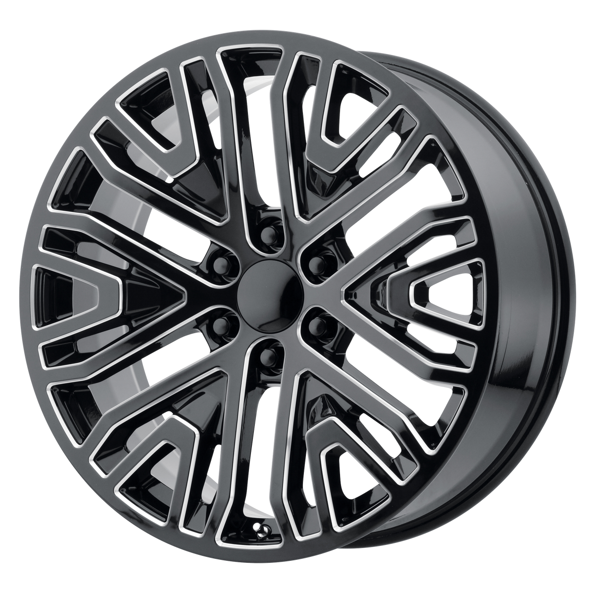 Performance Replicas PR197 – 20X9 – 6X139.7 – 24 mm – GLOSS BLACK MILLED