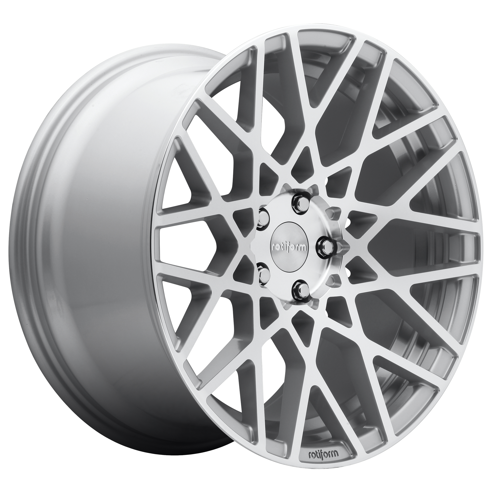 Rotiform R110 BLQ – 18X8.5 – 5X114.3 – 38 mm – GLOSS SILVER MACHINED